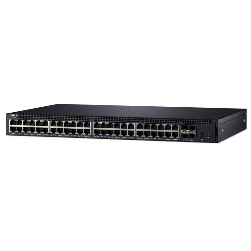 X1052 Dell X1000 Series 48×1GbE + 4×10GbE SFP+ Layer 2+ Switches