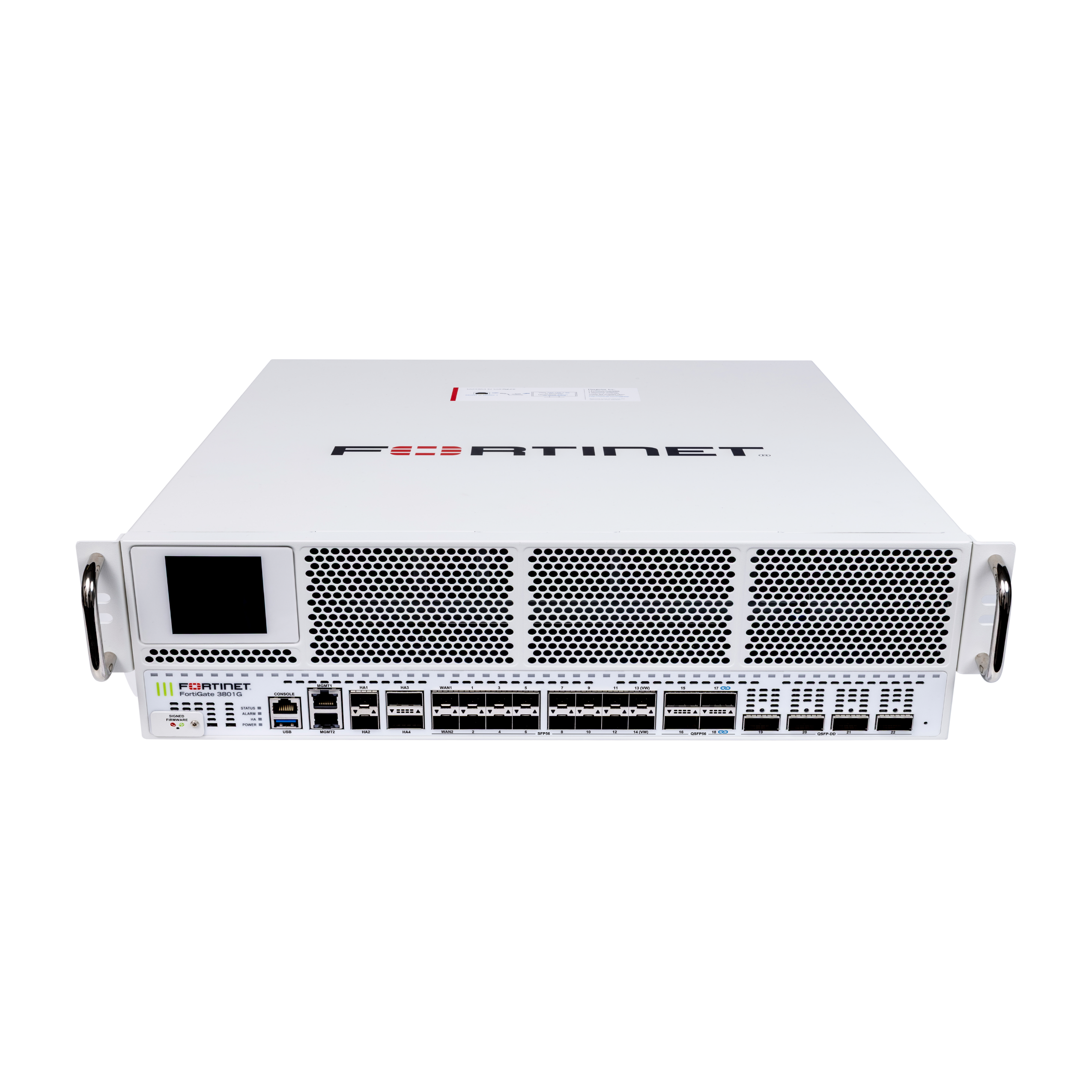 FG-3801G FortiGate 3801G 3RU NGFW Dual 2+2 Redundant AC PSU