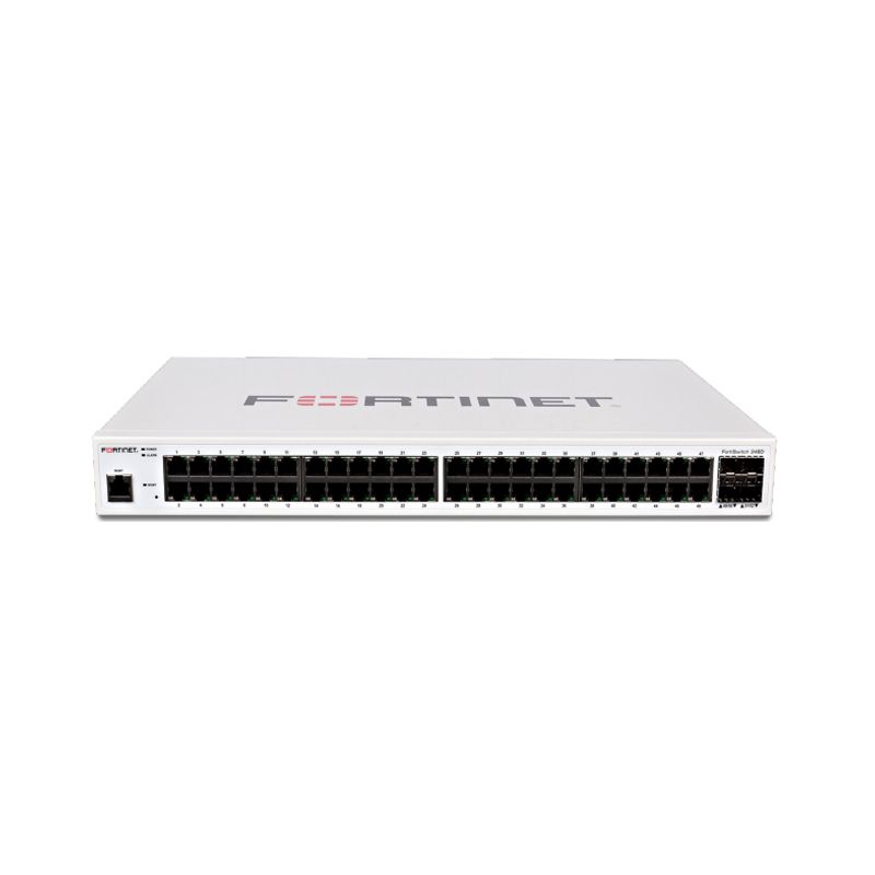 FS-248D-Fortinet 200Series Mid-Range 48x GE RJ45 ports 4x GE SFP ports