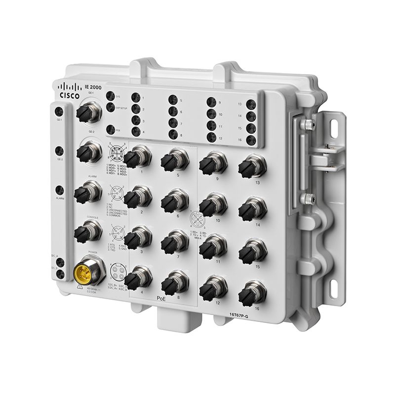CISCO IE-2000-16T67P-G-E Industrial Ethernet 2000 Series Switches product image