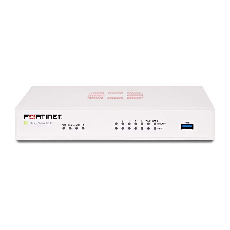 FWF-51E FortiWiFi 51E 7xGE RJ45 32GB SSD WiFi SD-WAN UTM Firewall