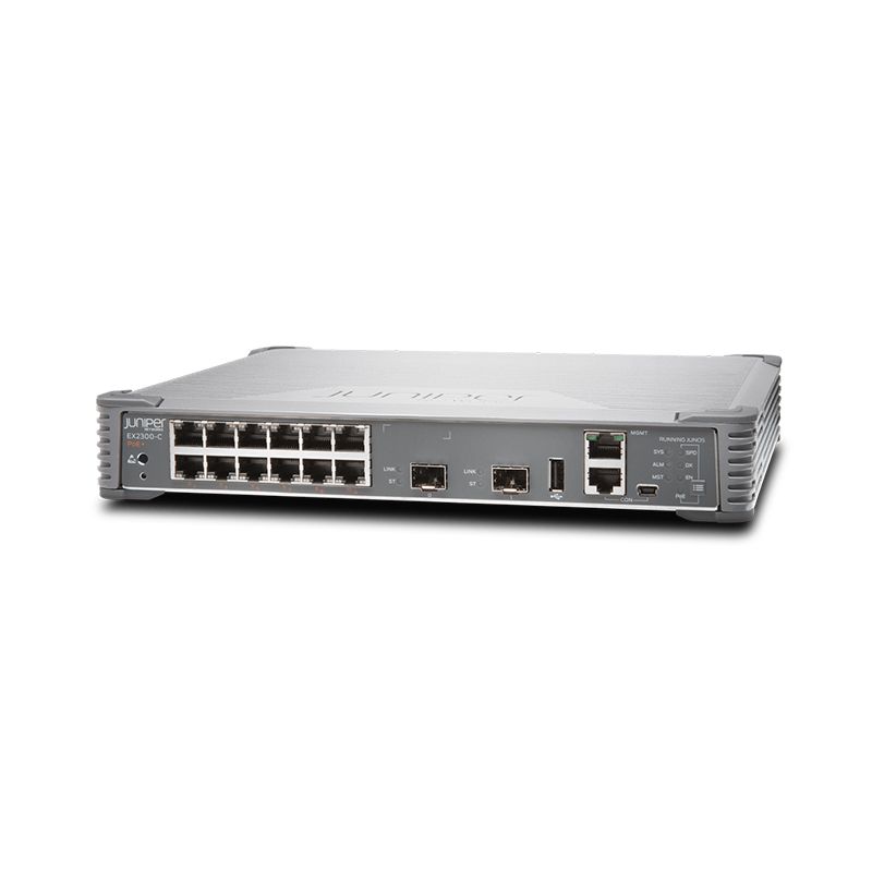 EX2300-C-12P Juniper EX2300 Compact Fanless 12-port Switch