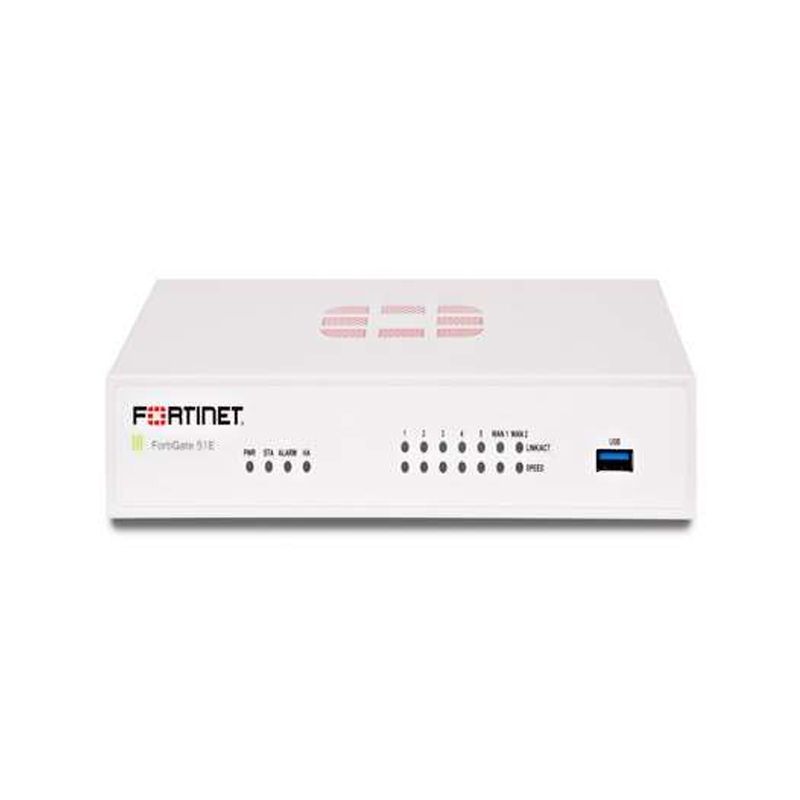 FG-51E FortiGate 51E 7xGE RJ45 32GB SSD SD-WAN Firewall