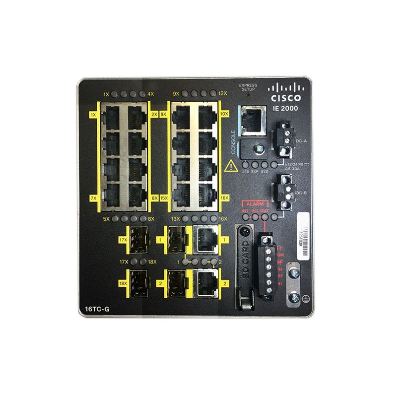 CISCO IE-2000-16TC-G-L Industrial Ethernet 2000 Series Switches product image