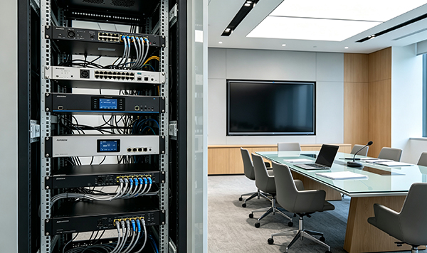 Integrated Rack AV Systems Streamline Modern Office Conference Rooms