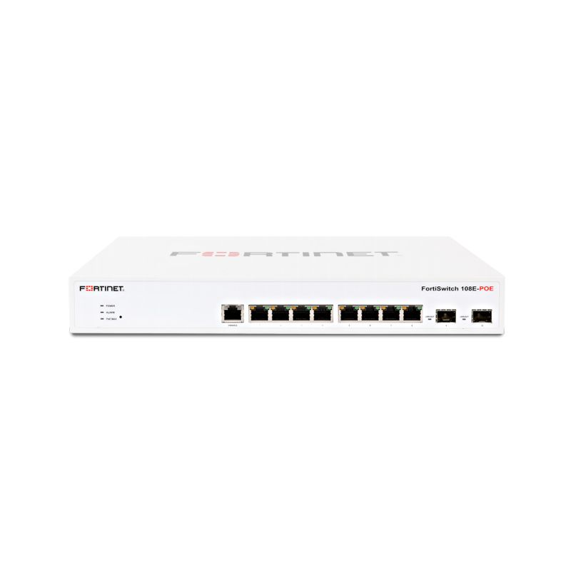 FORTINET FS-108E-FPOE FortiSwitch 100 Series Entry Switches product image