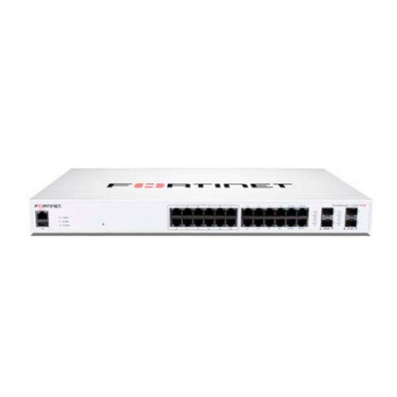 Fortinet FS-124F-FortiSwitch 124FLayer 2 FortiGate switch
