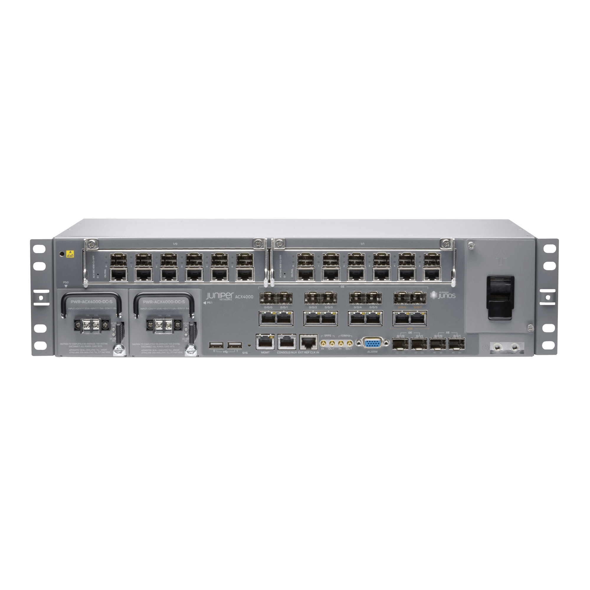 ACX4000-AC Juniper ACX4000 Modular 2.5U Redundant AC PoE++ Router
