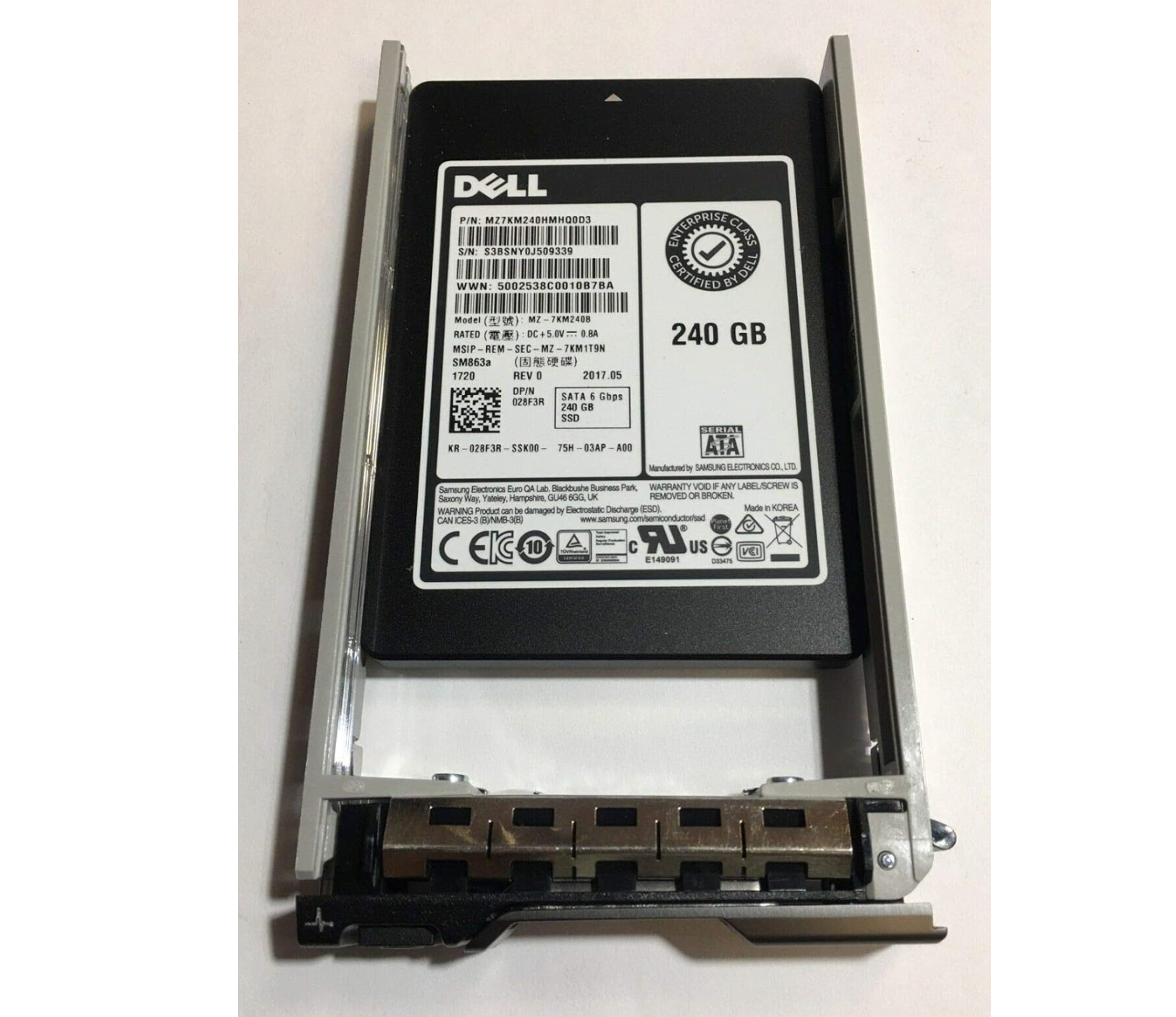 DELL 28F3R Server Hard Drive product image