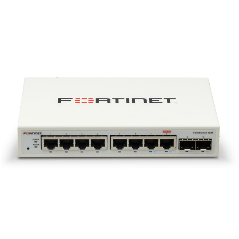 FORTINET FS-108F-POE FortiSwitch 100 Series Entry Switches product image