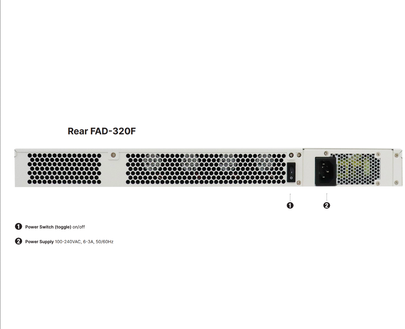 FORTINET FAD-320F FortiGate/FortiWiFi 60E Series product image