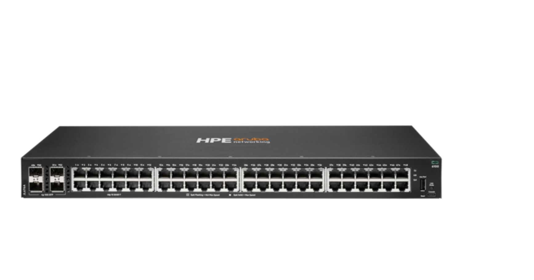 JL676A-HPE Aruba Networking CX 6100 48G 4SFP+ Switch
